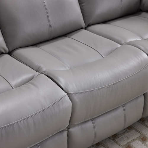 Knowle  Pisa Grey Electric Reclining 3 Piece Sofa Suite 3 + 1 + 1