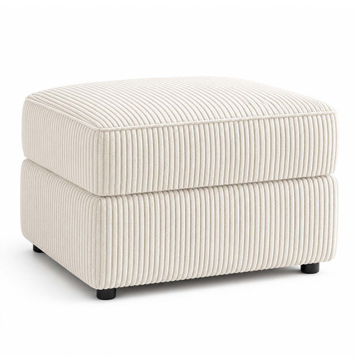 Oxford Jumbo Cord Footstool