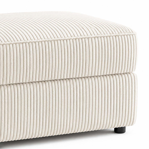 Oxford Jumbo Cord Footstool