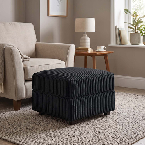 Oxford Jumbo Cord Footstool