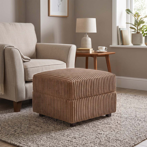 Oxford Jumbo Cord Footstool