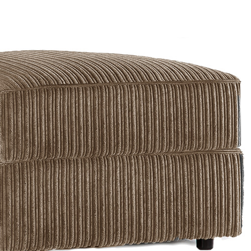 Oxford Jumbo Cord Footstool
