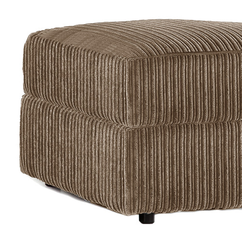Oxford Jumbo Cord Footstool