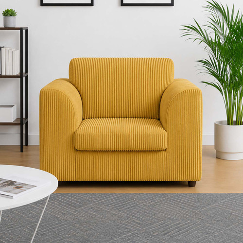 Oxford Colourful Jumbo Cord Armchair