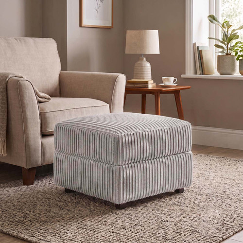 Oxford Modern Jumbo Cord Footstool