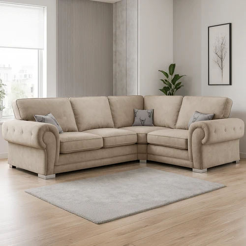 Milan 4 Seater Corner Sofa Fullback
