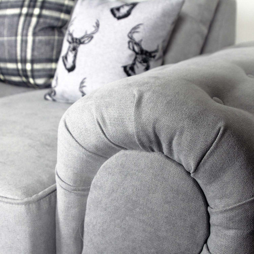 Milan 3 + 2 Seater Fabric Sofa Set Scatter back