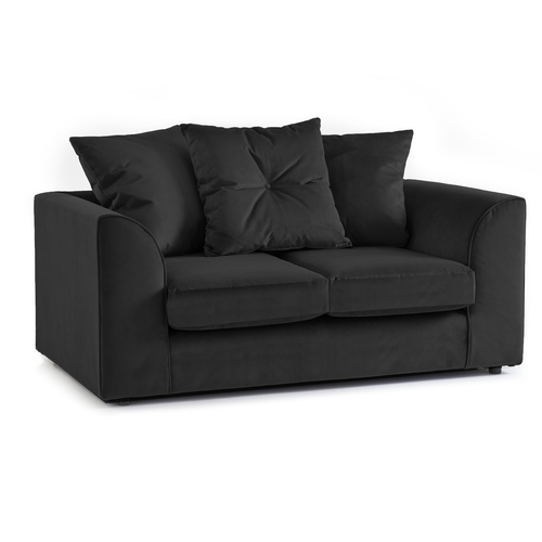 Fernando Plush Velvet Fabric 2 Seater Sofa