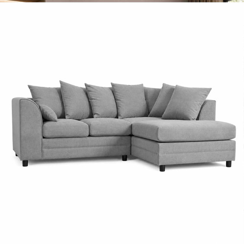 Casper Chenille Fabric Corner Sofa