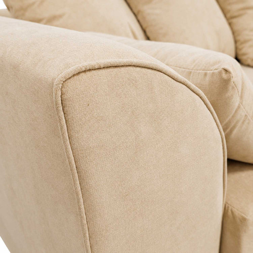 Casper Chenille Fabric 3 Seater