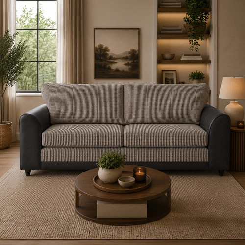 Luca 3 + 2 Fabric Sofa Suite - Fullback
