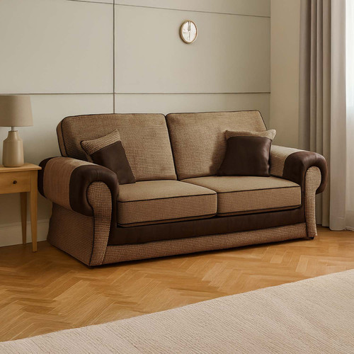Portland Mixed Fabric 3 + 2 Sofa Suite