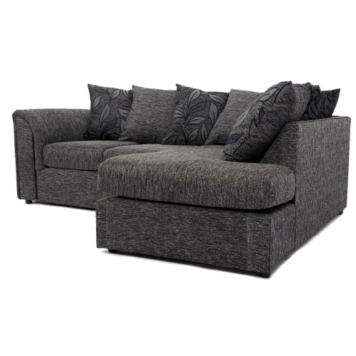 Byron Dundee Grey Fabric Corner Sofa