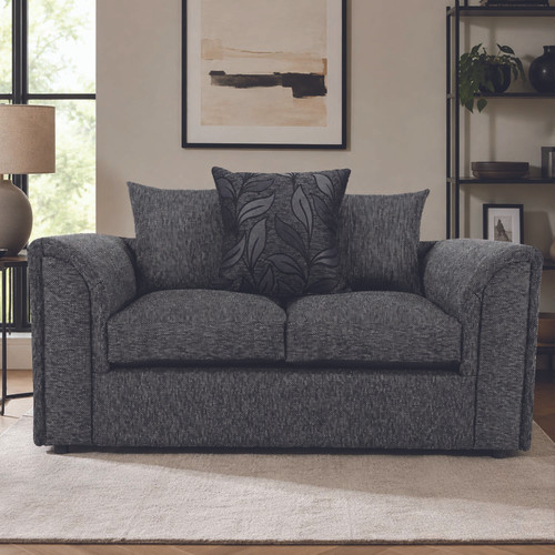 Byron Dundee Grey Fabric Sofa Suite