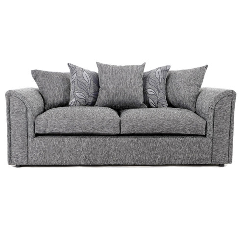 Byron Dundee Silver Fabric Sofa Suite