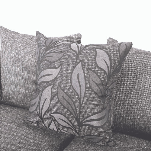 Byron Dundee Silver Fabric Sofa Suite