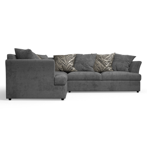 Mellors Graphite Grey Or Stone Chenille 5 Seater Corner Sofa