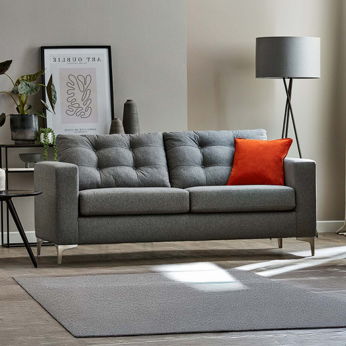 Hackney Fabric 3 Seater Sofa