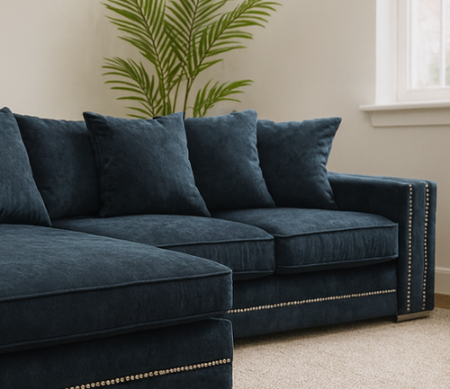 Kensington Deluxe Chenille Corner Sofa