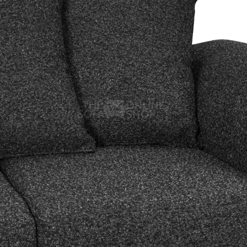 Paris Boucle Fabric 2 Seater Sofa - Scatter