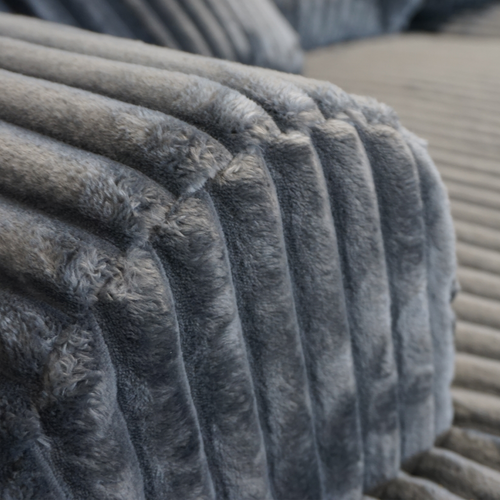 Vinci Soft Chunky Jumbo Cord 4 Seater Corner Sofa