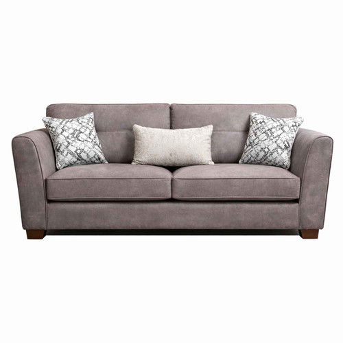 Ariana Taupe 3 + 2 Suede Sofa Suite