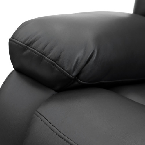 Arlo Leather Like Electric 2 Seater Black or Grey