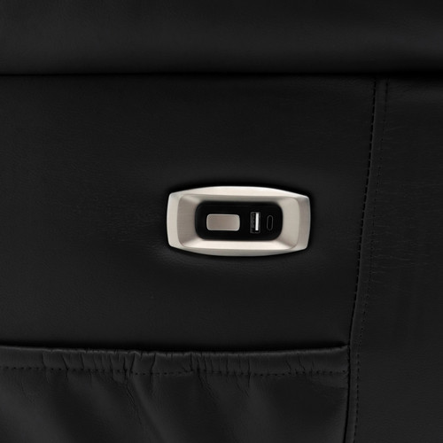 Arlo Black or Grey Leather Like Electric Reclining Armchair