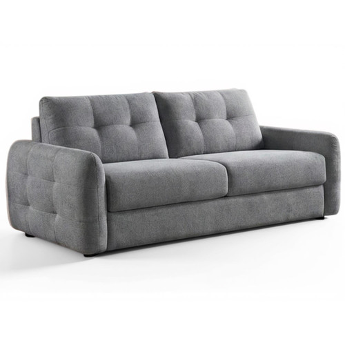 The aspen, 3 seater, sofa bed, grey fabric, chenille living room seating, sleeping sofabed manual pull out Sleeper sofa, futon bed, pull out couch