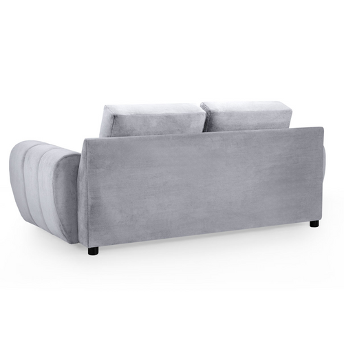 Zura Plush Fabric Large 2 Seater Sofa