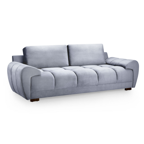 Zura Plush Velvet Large 3 Seater Sofa
