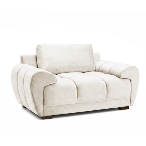 Zura Plush Velvet  Large Armchair