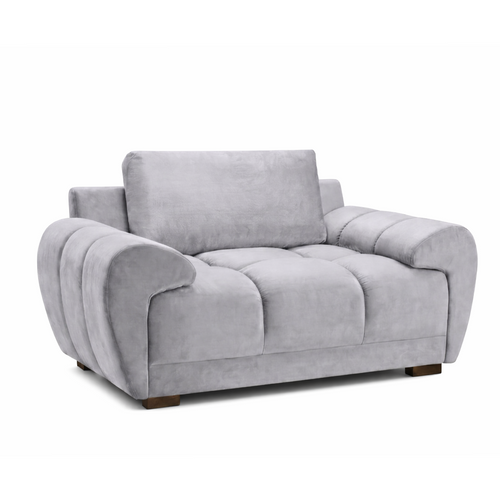 Zura Plush Velvet  Large Armchair