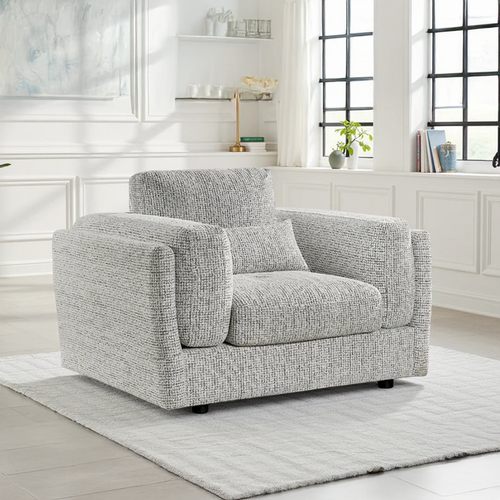 Bali 3 Piece Sofa Suite Chenille Modern 3 + 2 + 1 Beige or Grey