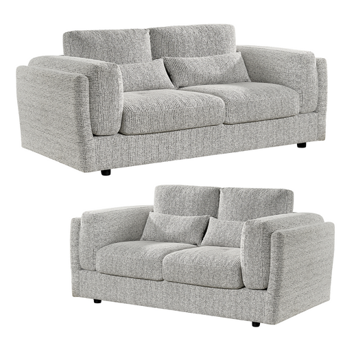 Bali 3 + 2 Sofa Suite Chenille Fabric Beige or Grey