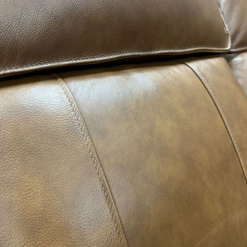 Barcino Electric Reclining 2 Seater Leather Look USB Charging