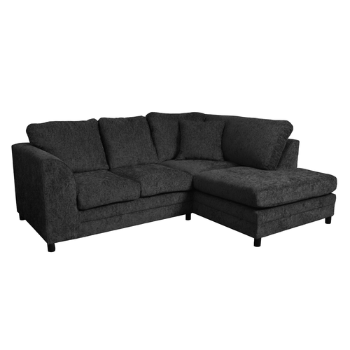 Monaco Chenille Fabric 4 Seater Corner Sofa - Full Back
