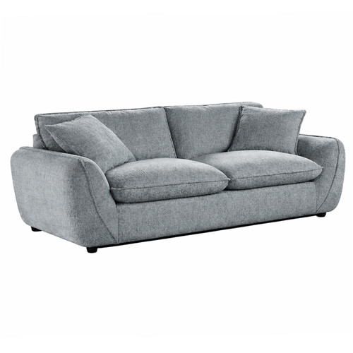 Berti 3 Seater Fabric Sofa Beige or Grey