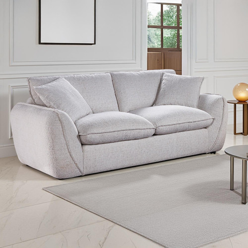 Berti Sofa Suite Fabric Sofa Beige or Grey