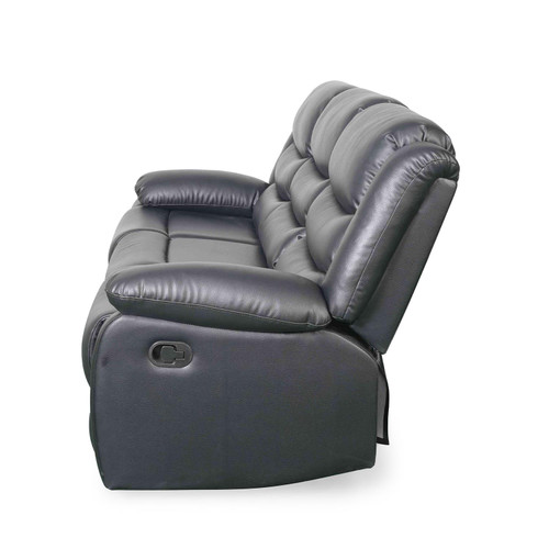 Cortland Leather Look Manual Reclining Sofa Suite 3 + 2