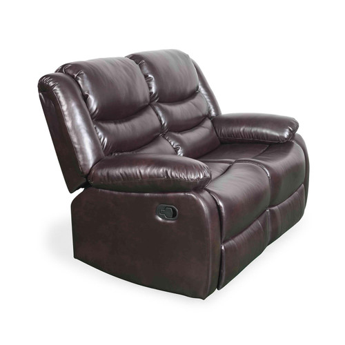 Cortland Leather Look Manual Reclining Sofa Suite 3 + 2
