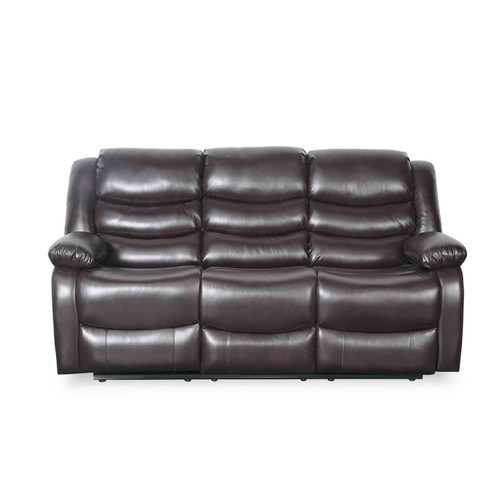 Cortland Leather Look Manual Reclining Sofa Suite 3 + 2