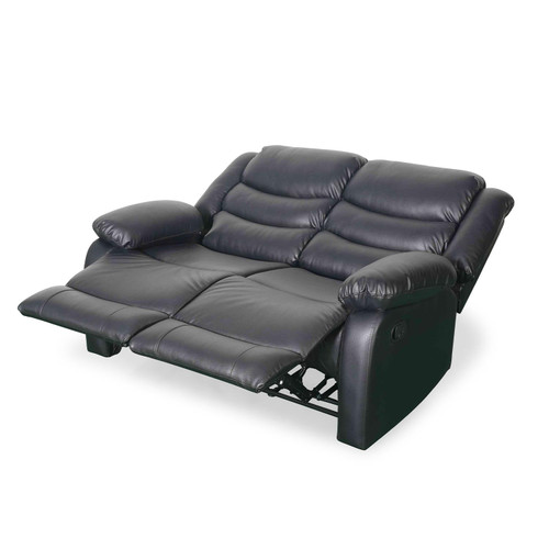 Cortland Leather Look Manual Reclining Sofa Suite 3 + 2