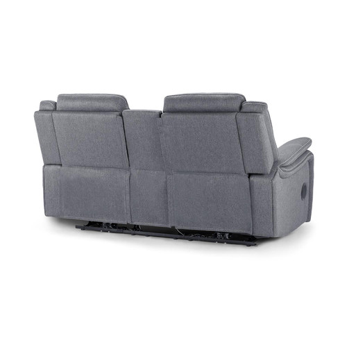 Orlando Grey Fabric 3 Piece Electric Reclining Sofa Suite 3 + 2 + 1