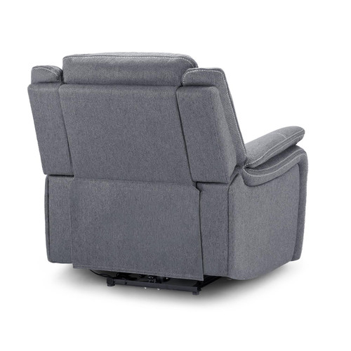 Orlando Grey Fabric 3 Piece Electric Reclining Sofa Suite 3 + 1 + 1