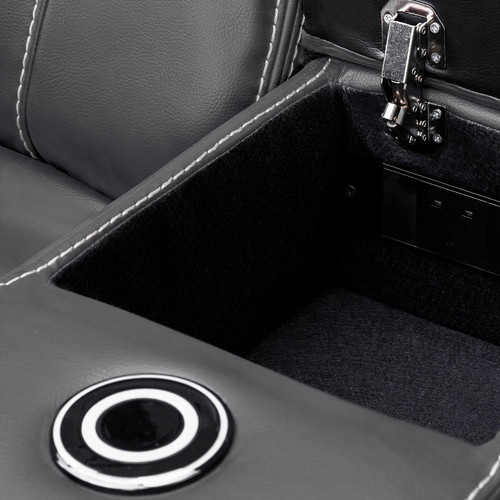 Orlando Leather Look Electric 2 Seater Recliner Sofa