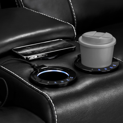 Orlando Leather Look Electric 2 Seater Recliner Sofa