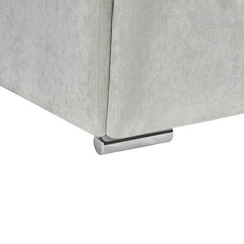 Monza L Shaped Chenille Fabric Right Hand Facing 4 Seater Corner Sofa