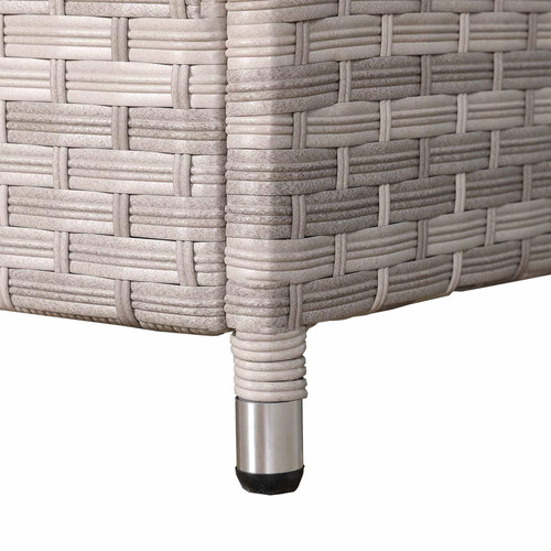 Outdoor Rattan Garden Cushion Storage Box with Lid