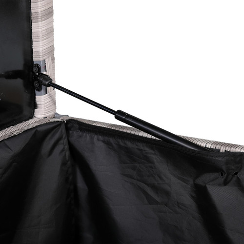 Outdoor Rattan Garden Cushion Storage Box with Lid